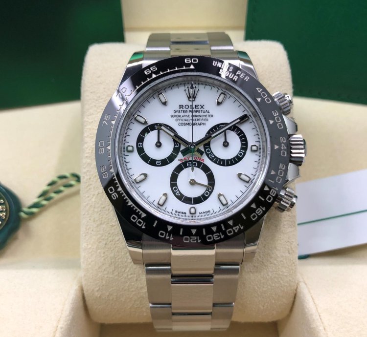 Rolex Daytona White Ceramic Stainless Steel 2023