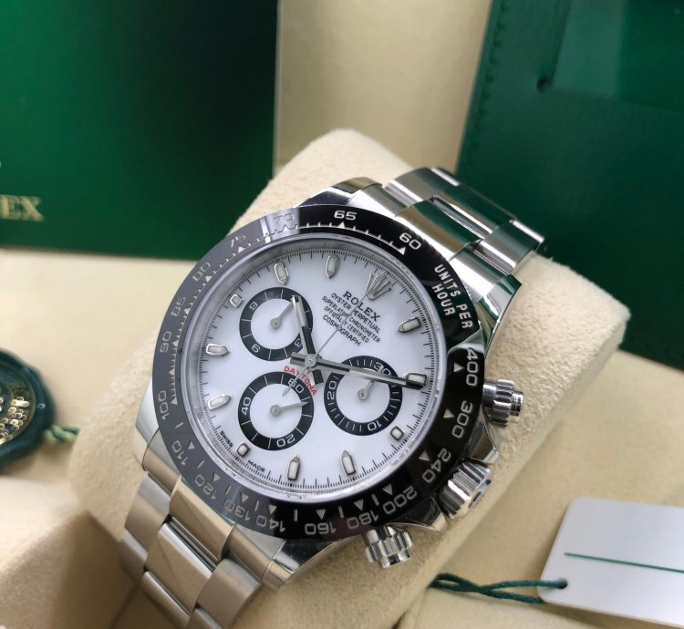 Rolex Daytona White Ceramic Stainless Steel 2023