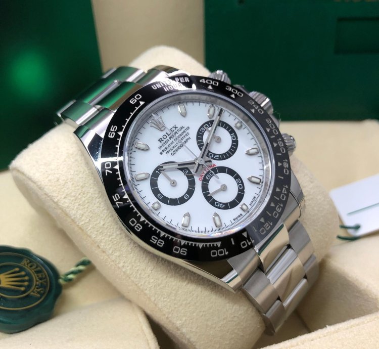 Rolex Daytona White Ceramic Stainless Steel 2023