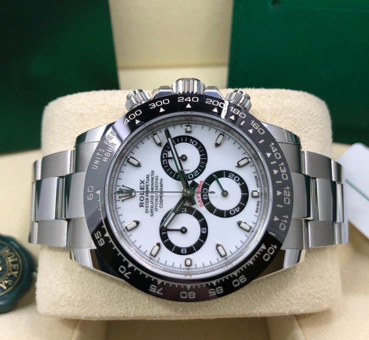 Rolex Daytona White Ceramic Stainless Steel 2023