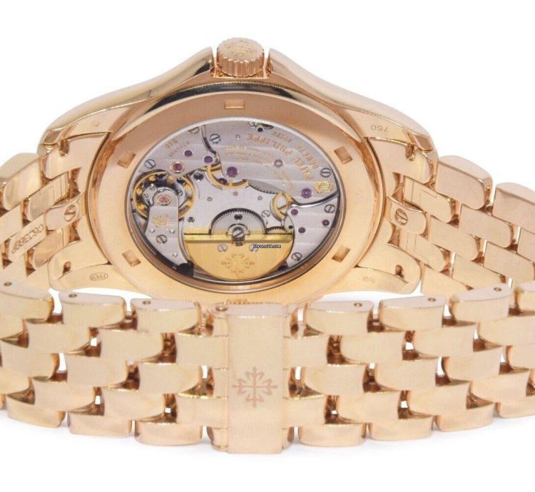 Patek Philippe World Time Complications 18k Rose Gold Mens 39 5mm Watch 5130 1r
