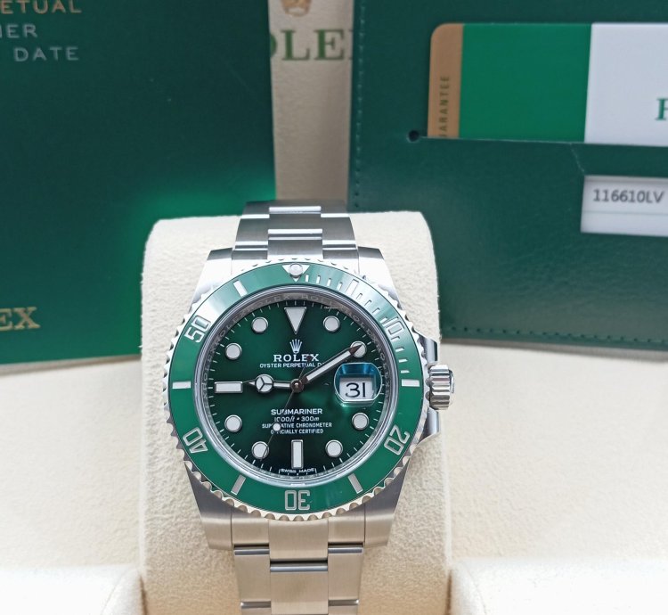 Rolex Submariner Date 116610lv Hulk New 2020 Full Set