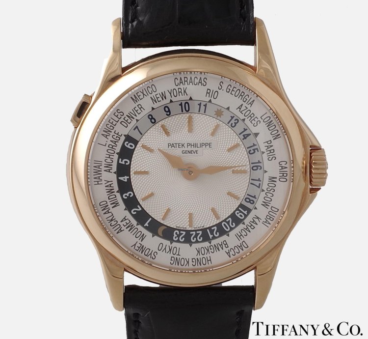 Patek Philippe World Time Complications 5110r-001 World Time Tiffany Co