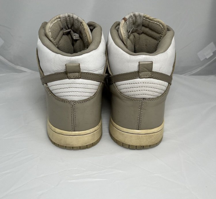 Grail Vintage Size 11 5 Nike Dunk High Pro Sb White Khaki