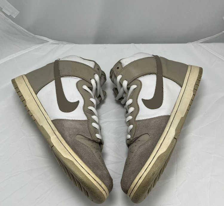 Grail Vintage Size 11 5 Nike Dunk High Pro Sb White Khaki