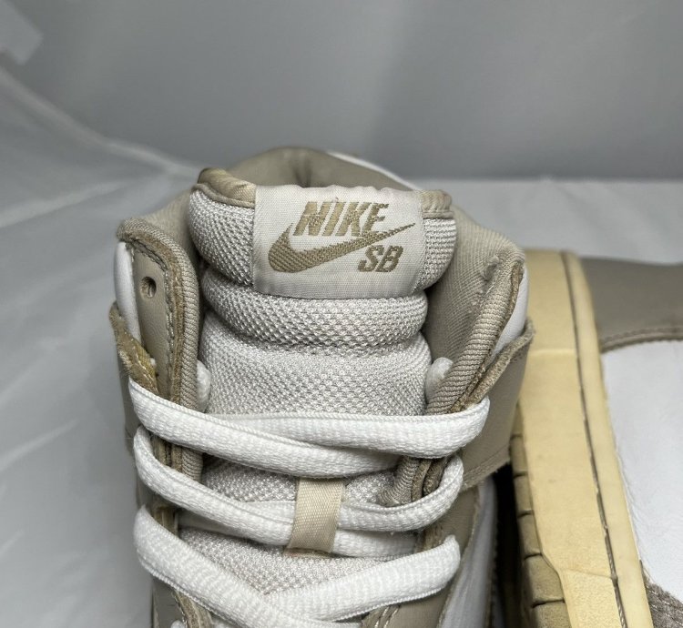 Grail Vintage Size 11 5 Nike Dunk High Pro Sb White Khaki