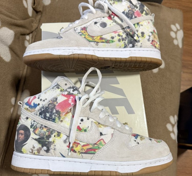 Supreme Nike Dunk Sb High Rammellzee