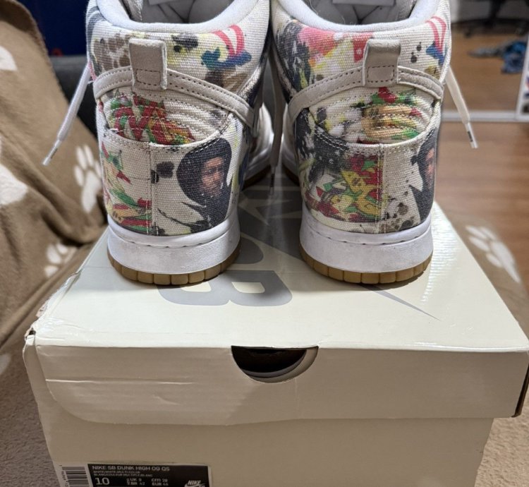 Supreme Nike Dunk Sb High Rammellzee
