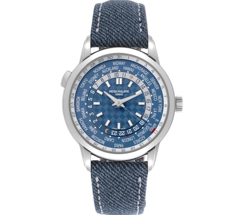 Patek Philippe World Time Complications Le White Gold Mens Watch 5330g