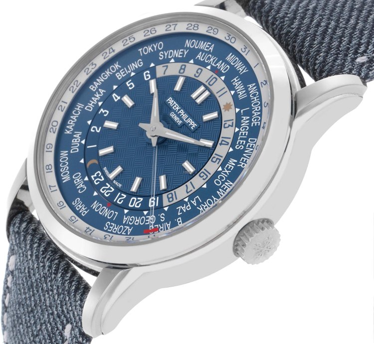 Patek Philippe World Time Complications Le White Gold Mens Watch 5330g