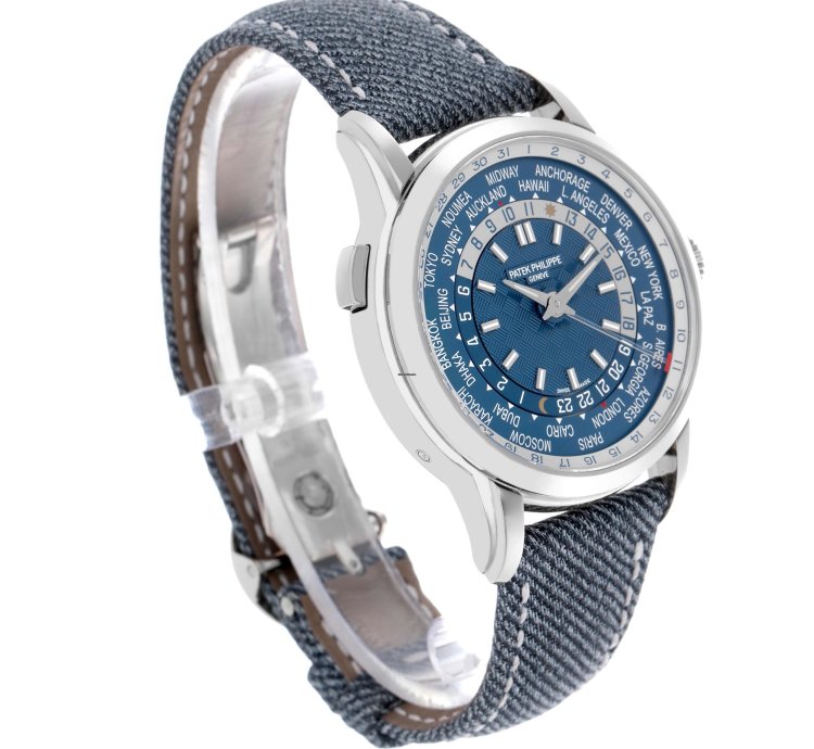 Patek Philippe World Time Complications Le White Gold Mens Watch 5330g