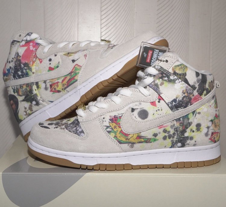 Supreme Nike Sb Dunk High Rammellzee Sz 9