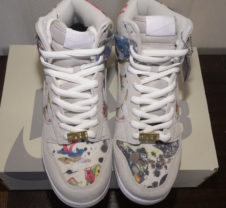 Supreme Nike Sb Dunk High Rammellzee Sz 9