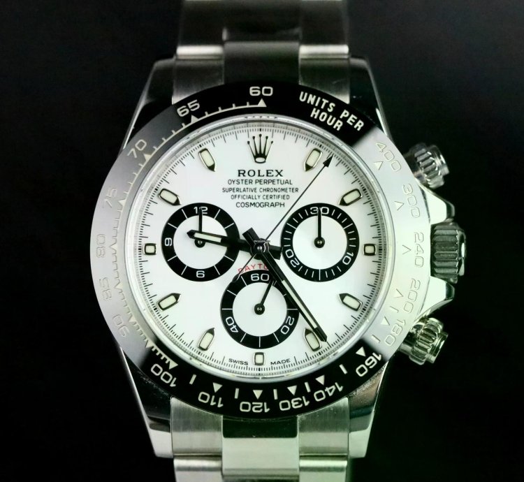 Rolex Daytona White Dial Ceramic Bezel 40mm 116500ln