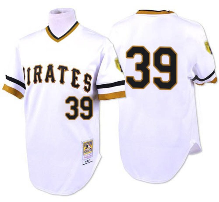 Pittsburgh Pirates Dave Parker White 1971 Throwback Pullover Jersey