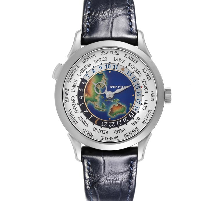 Patek Philippe World Time Complications White Gold Mens Watch 5231g Box Papers