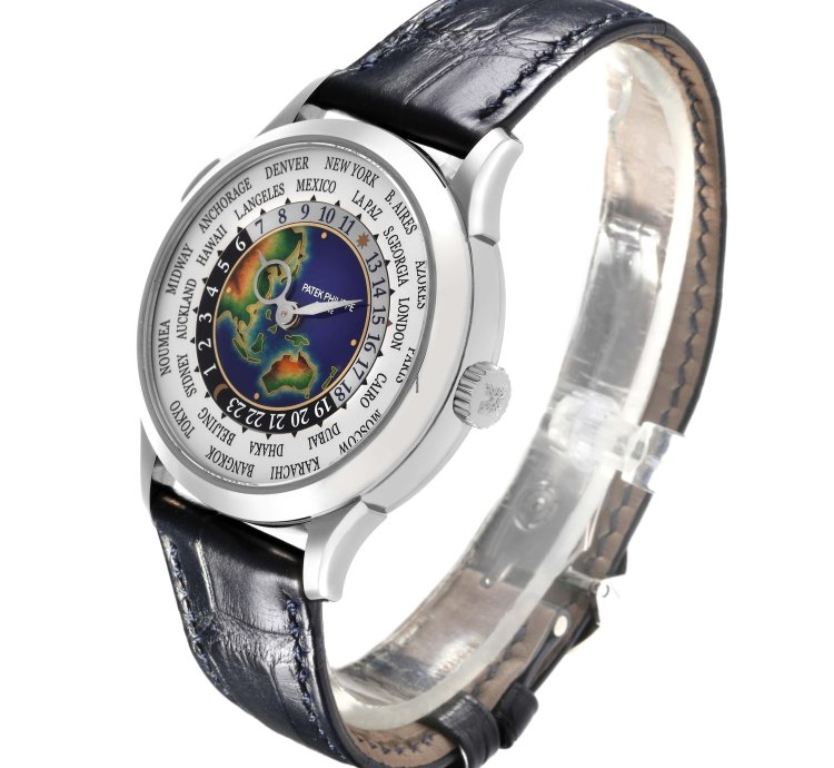 Patek Philippe World Time Complications White Gold Mens Watch 5231g Box Papers