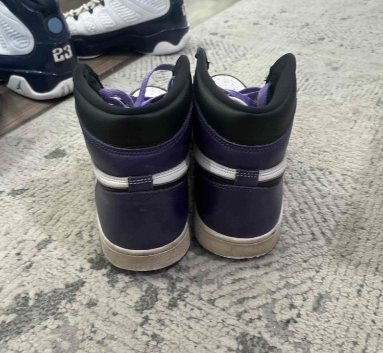 Jordan 1 Court Purple