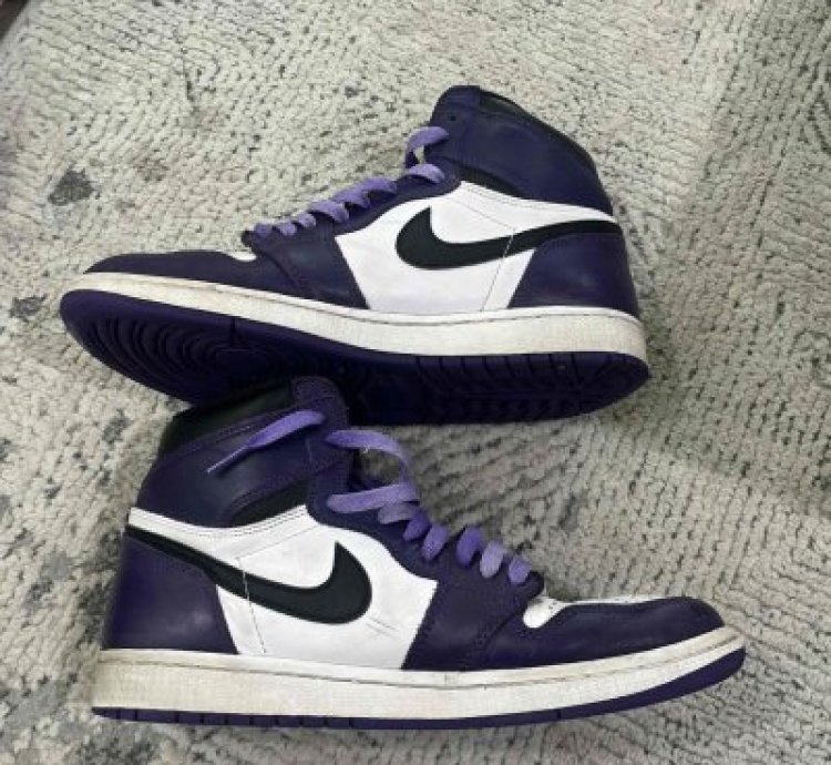 Jordan 1 Court Purple