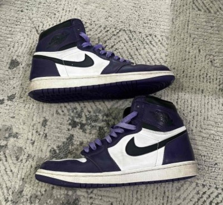 Jordan 1 Court Purple