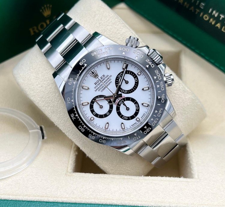 Rolex Daytona White Dial Full Stickers New 2022