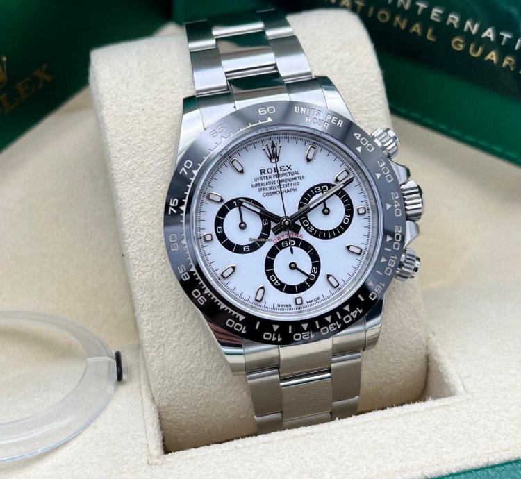 Rolex Daytona White Dial Full Stickers New 2022