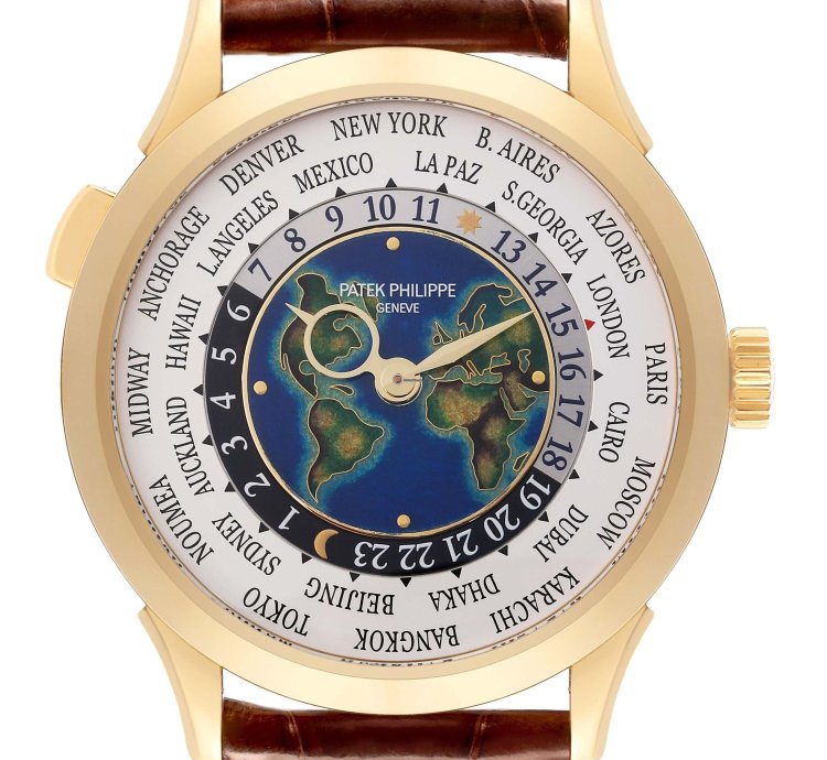 Patek Philippe World Time Complications White Gold Mens Watch 5231j Box Papers