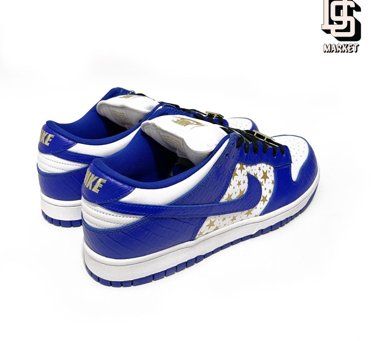 Supreme Nike Sb Dunk Low Pro Og Qs Royal Blue Stars 2021