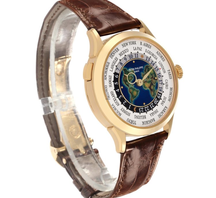 Patek Philippe World Time Complications White Gold Mens Watch 5231j Box Papers