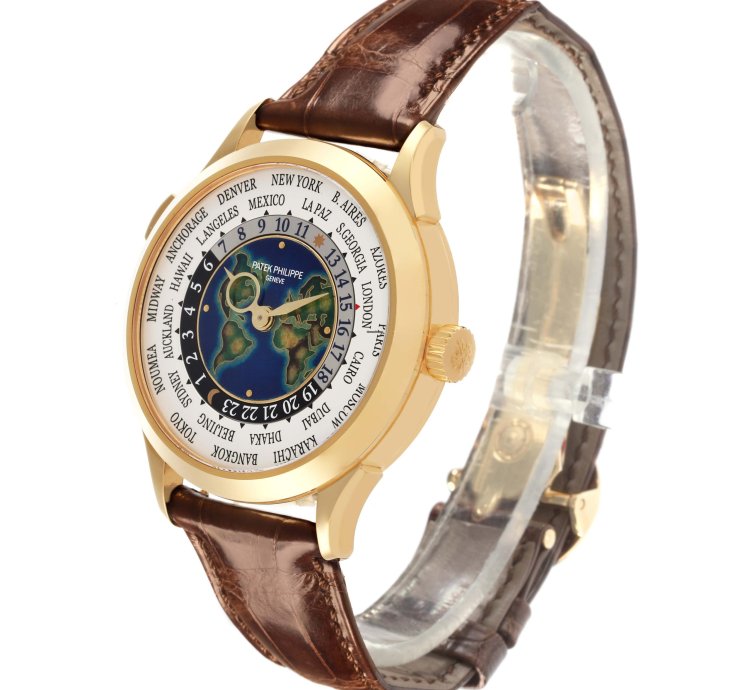 Patek Philippe World Time Complications White Gold Mens Watch 5231j Box Papers