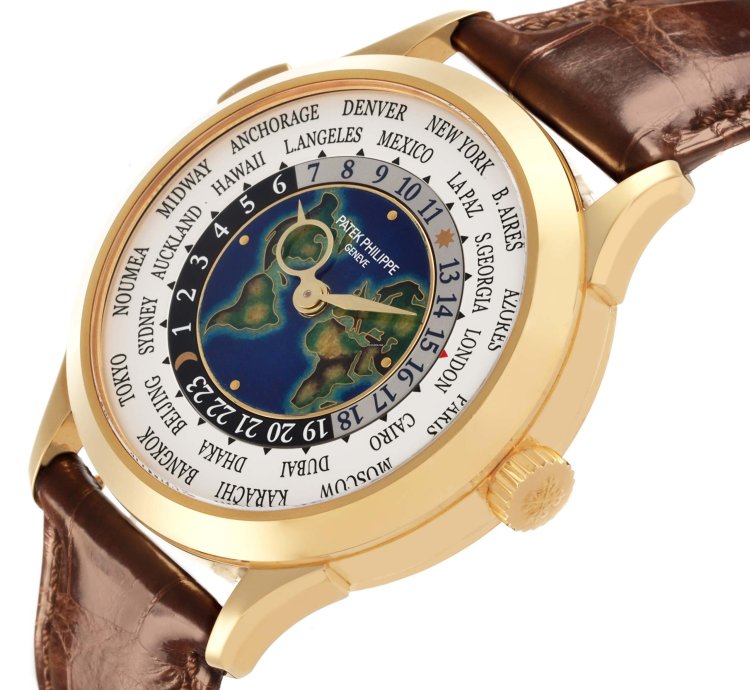 Patek Philippe World Time Complications White Gold Mens Watch 5231j Box Papers