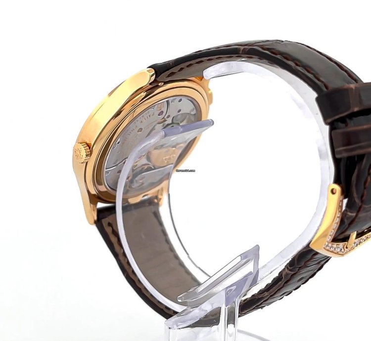 Patek Philippe World Time Complications World Time 36mm Box Papers Pink Gold With Diamond
