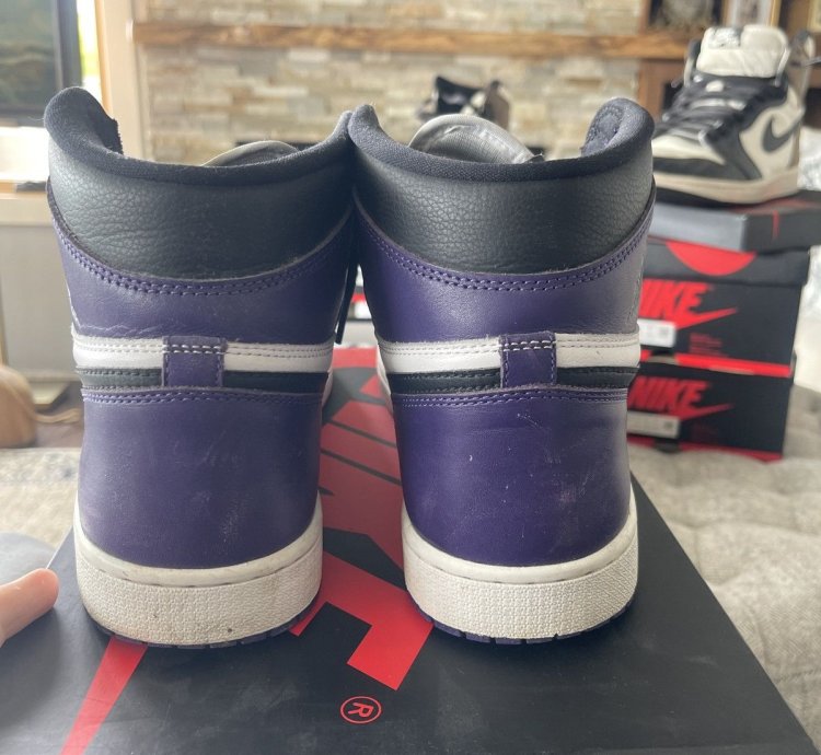 Jordan 1 Court Purple