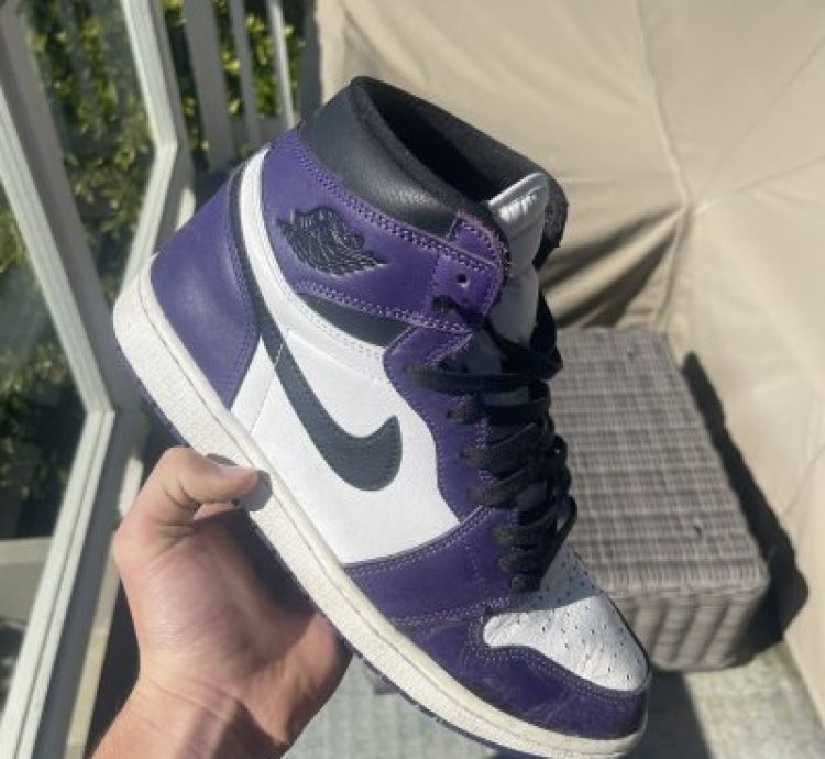 Jordan 1 Court Purple