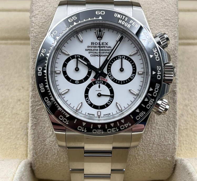Rolex Daytona White Dial Stainless Steel Bracelet 126500ln Unworn 2025