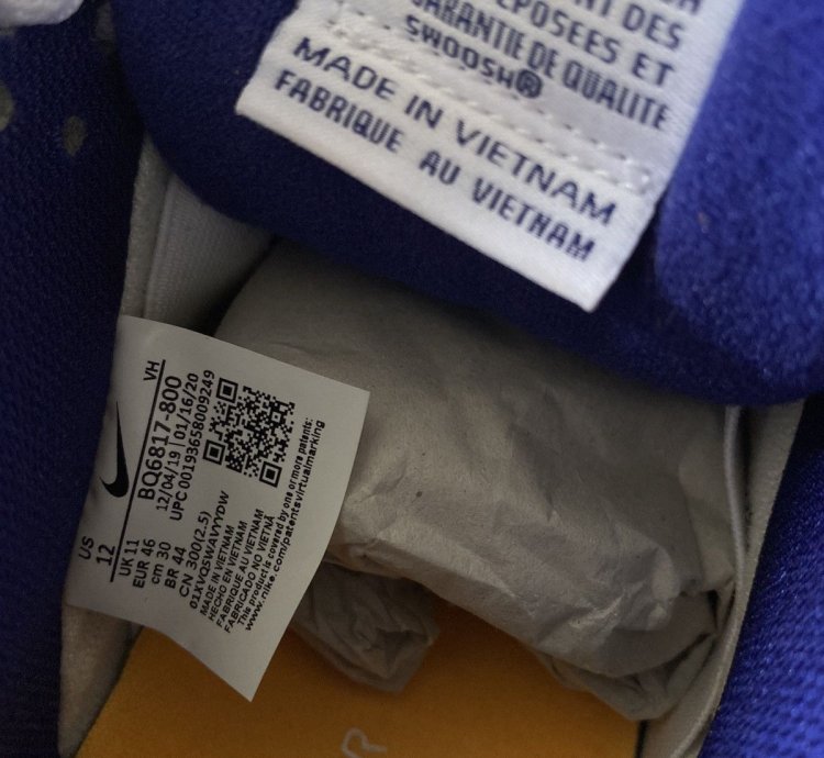 Us 12 Nike Sb Dunk Low Laser Orange Lakers Color