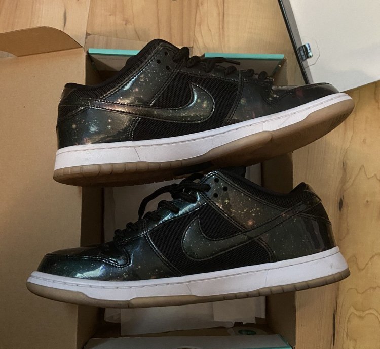 Used Nike Sb Dunk Low Trd Qs Galaxy 420 Intergalactic 2017