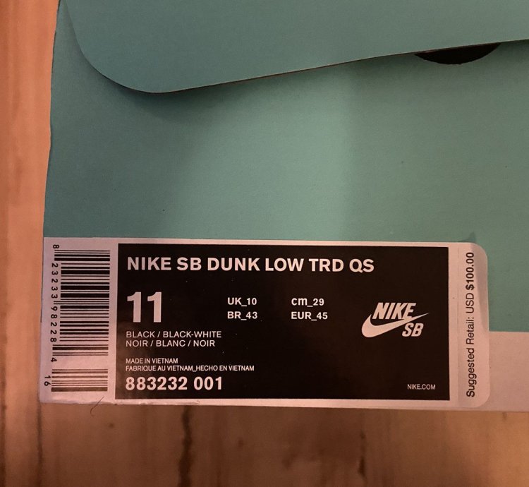 Used Nike Sb Dunk Low Trd Qs Galaxy 420 Intergalactic 2017