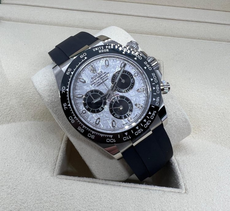 Rolex Daytona White Gold 116519ln Meteorite Daytona 2023 New Full Set