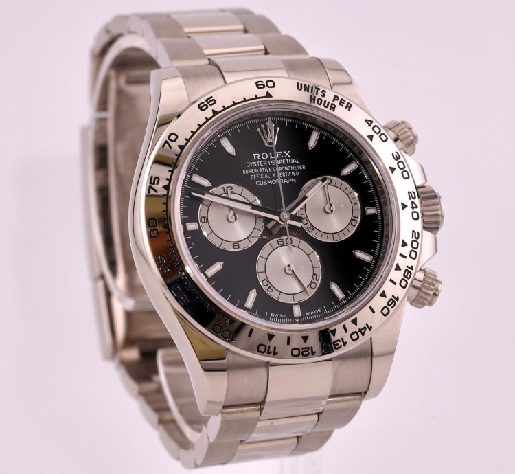 Rolex Daytona White Gold 126509 Blk Dial Full Set