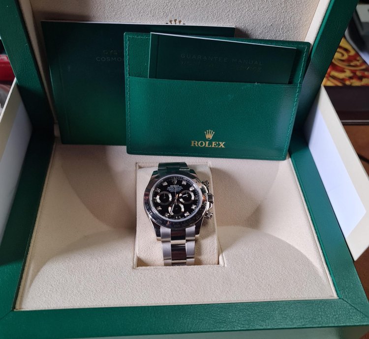 Rolex Daytona White Gold And Factory Diamonds