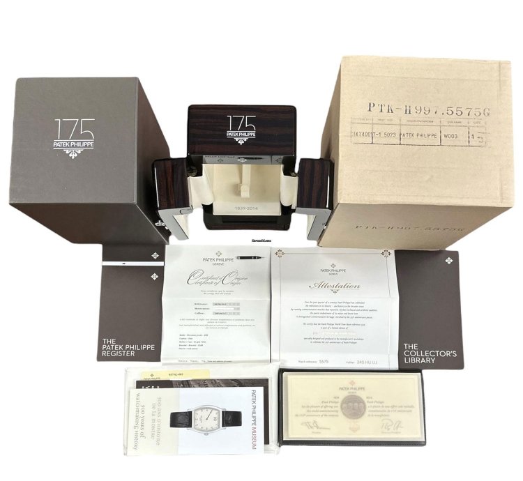 Patek Philippe World Time Full Set World Time Moon Ref 5575g