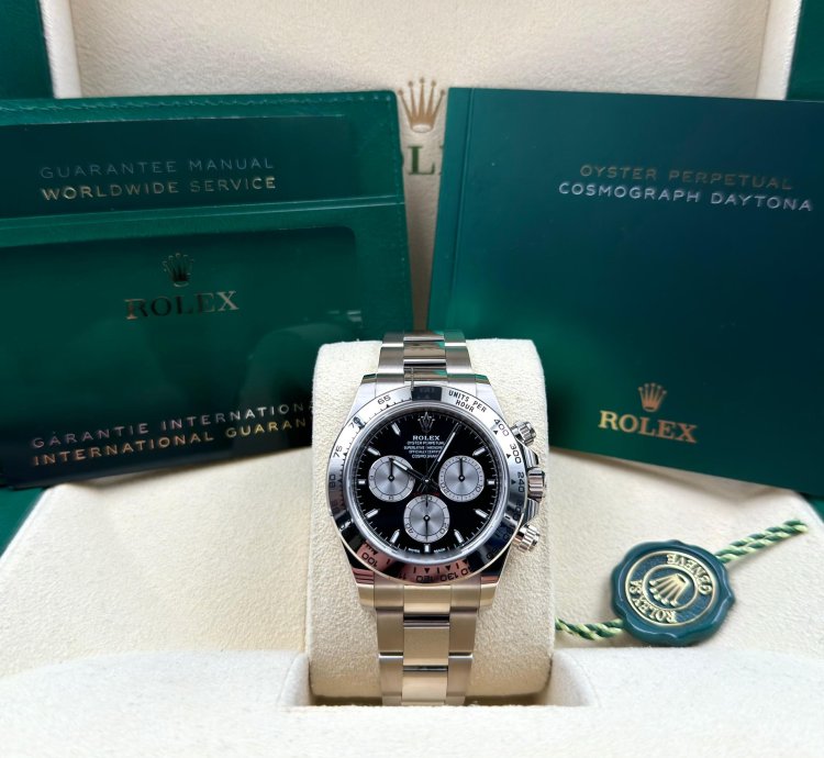 Rolex Daytona White Gold Black Dial 126509 Unworn 2023