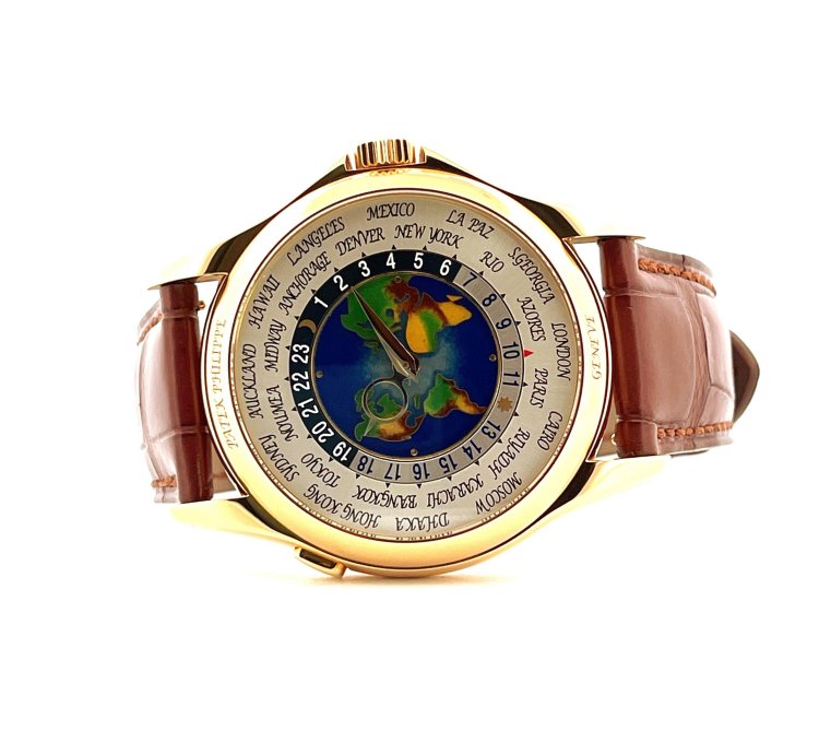 Patek Philippe World Time Fullset Closonn Enamel Dial 5131j-014 Europe-africa-america La Paz Ed