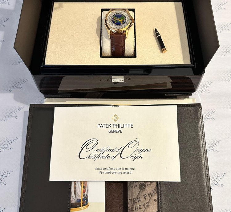 Patek Philippe World Time Fullset Closonn Enamel Dial 5131j-014 Europe-africa-america La Paz Ed