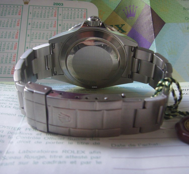 Rolex Submariner Date 2003 Serial Submariner Kermit Mark Flat Four Nos Condition With Papers