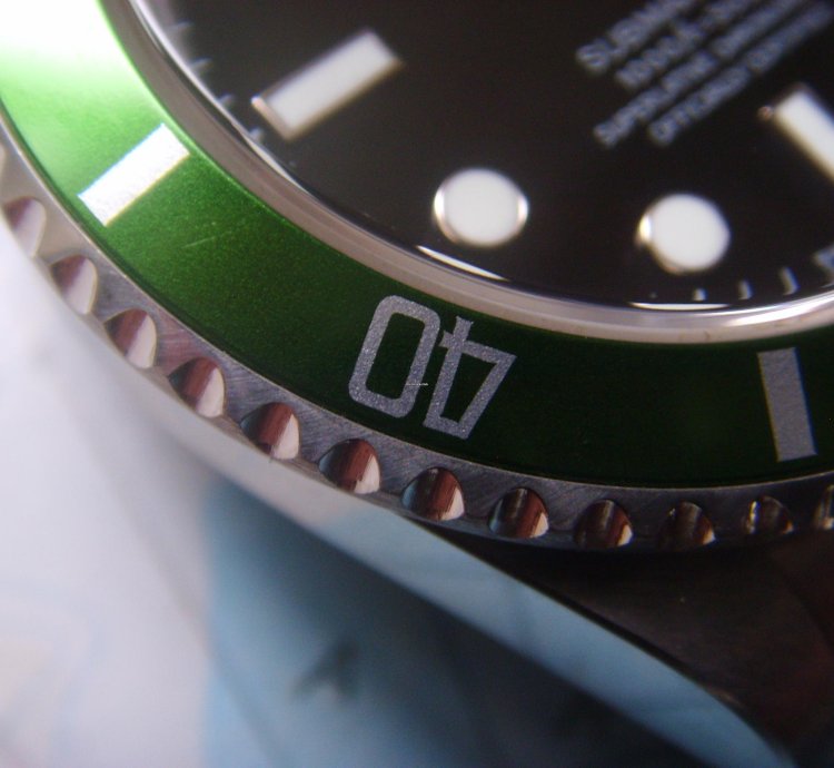 Rolex Submariner Date 2003 Serial Submariner Kermit Mark Flat Four Nos Condition With Papers