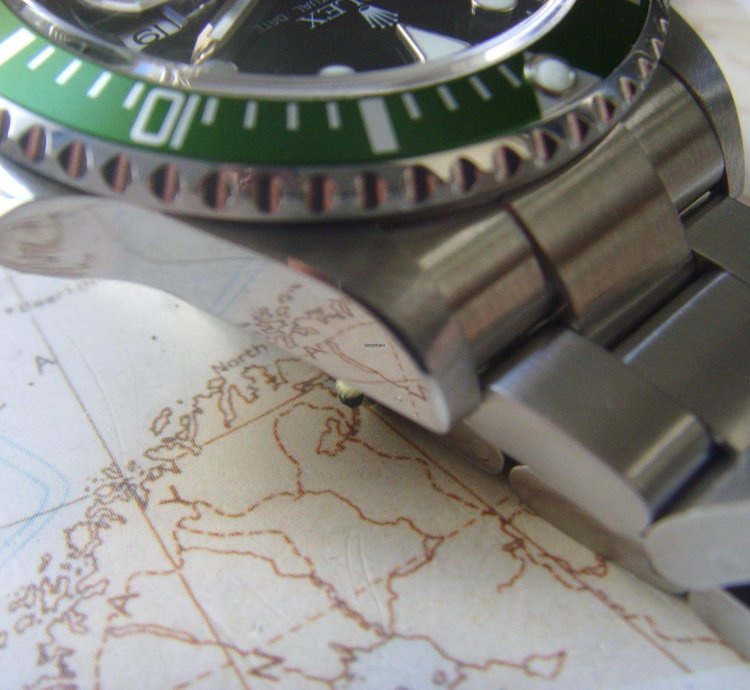 Rolex Submariner Date 2003 Serial Submariner Kermit Mark Flat Four Nos Condition With Papers