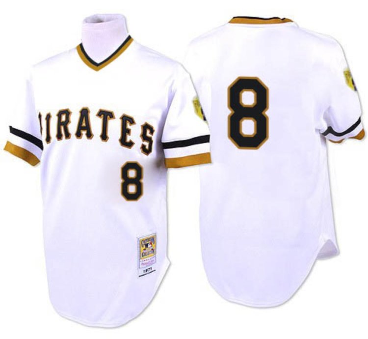 Pittsburgh Pirates Willie Stargell White 1971 Throwback Pullover Jersey