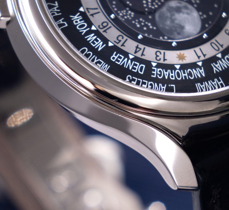 Patek Philippe World Time Moonphase 5575g 175th Anniversary In 18k White Gold Full Set